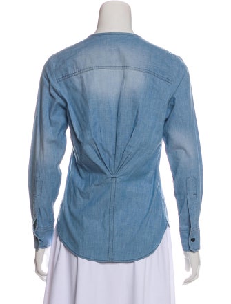 Étoile Isabel Marant Ruffled Zip-Up Top