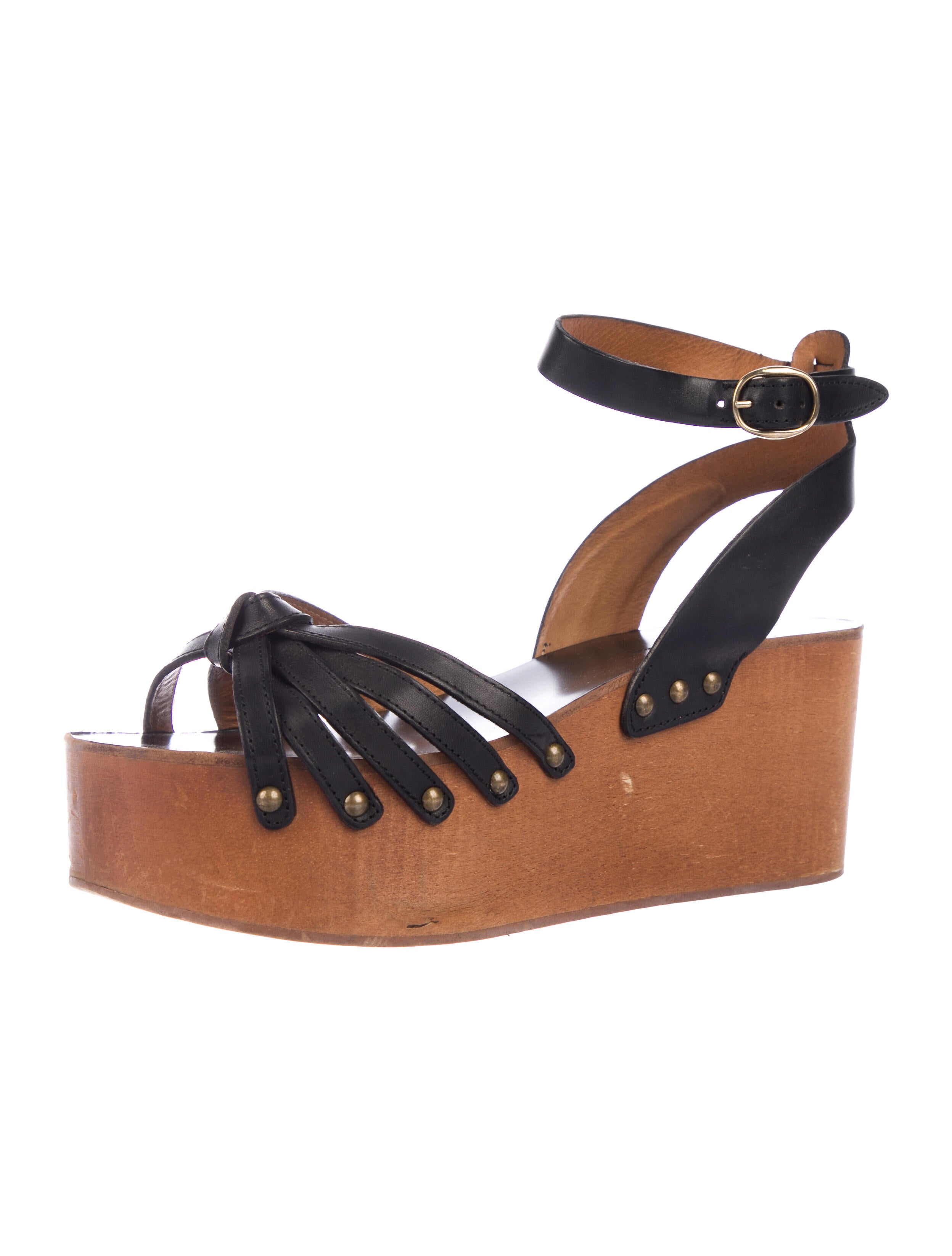 isabel marant woven slide sandals