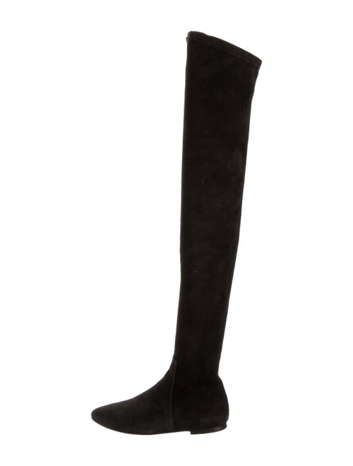 Étoile Isabel Marant Suede Over-The-Knee Boots Bla