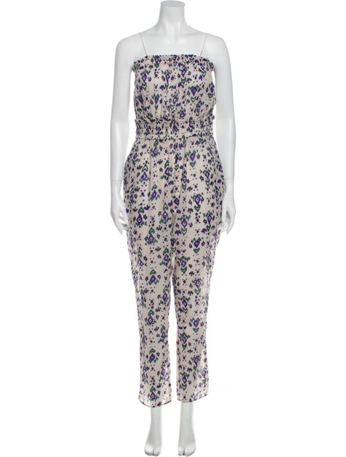 Étoile Isabel Marant Printed Strapless Jumpsuit Gr