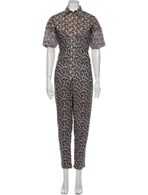Étoile Isabel Marant Printed Jumpsuit Blue