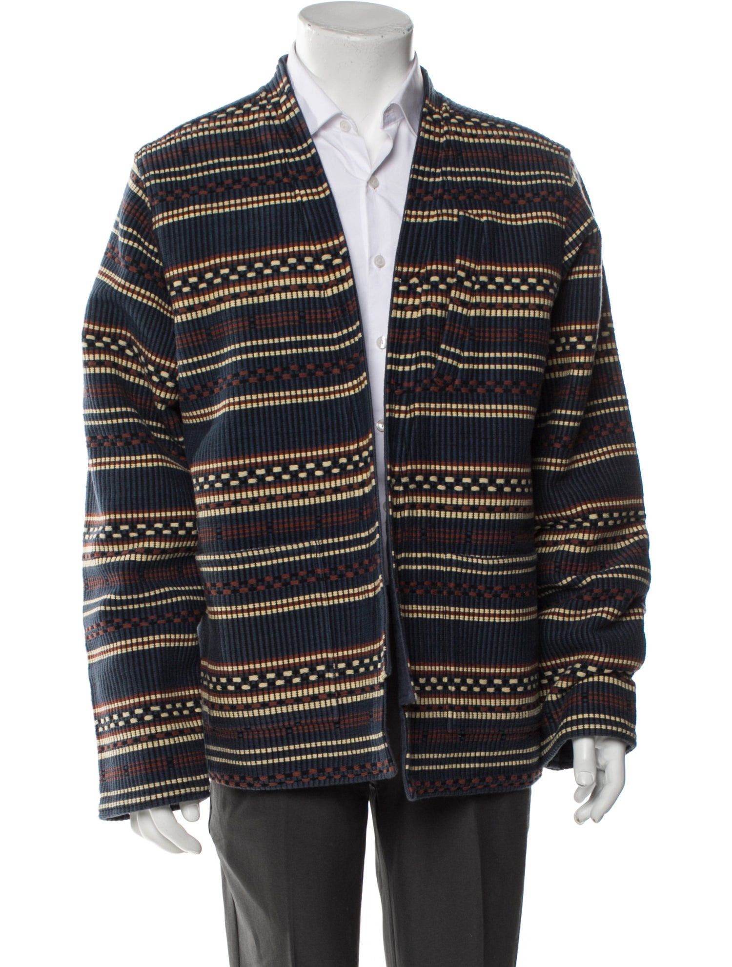 18 EAST Striped Jacket