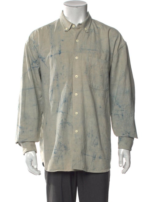 18 EAST Tie-Dye Print Long Sleeve Shirt