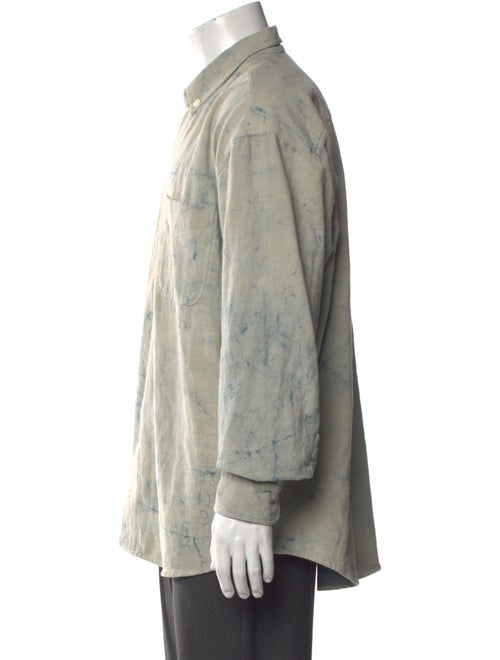 18 EAST Tie-Dye Print Long Sleeve Shirt