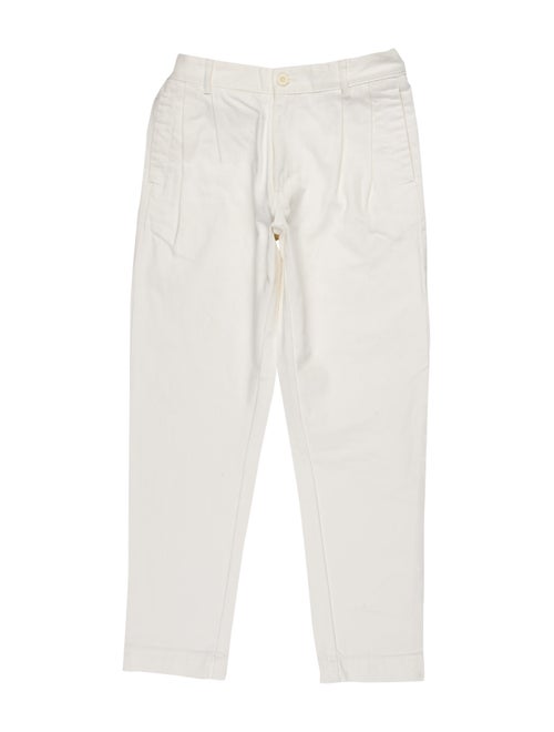 Études Studio Pleated Skinny Jeans white