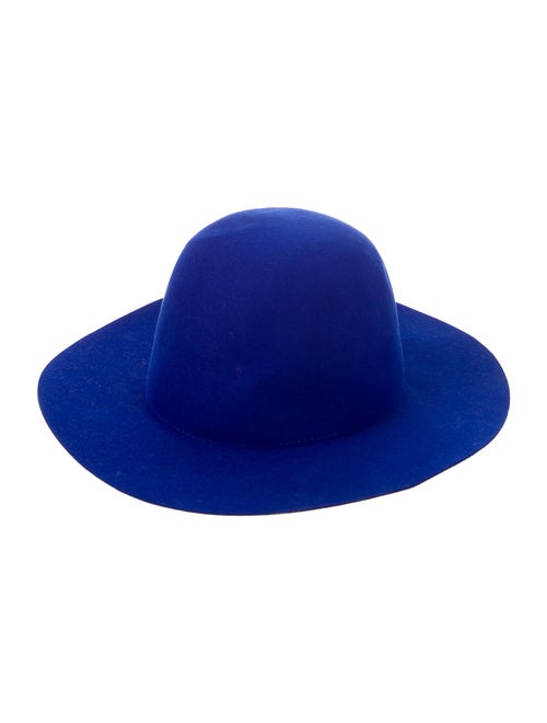 Études Studio Felt Wide Brim Hat blue