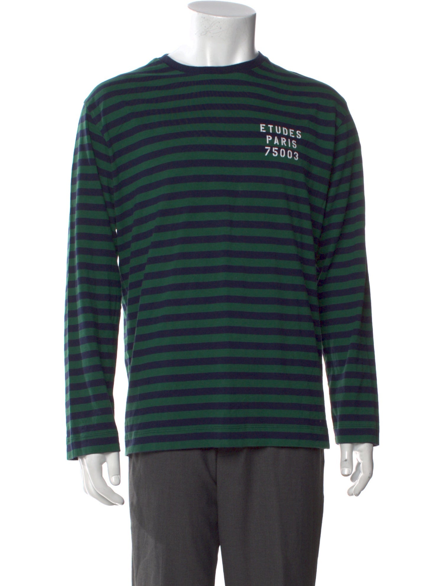 Études Studio Striped Crew Neck T-Shirt