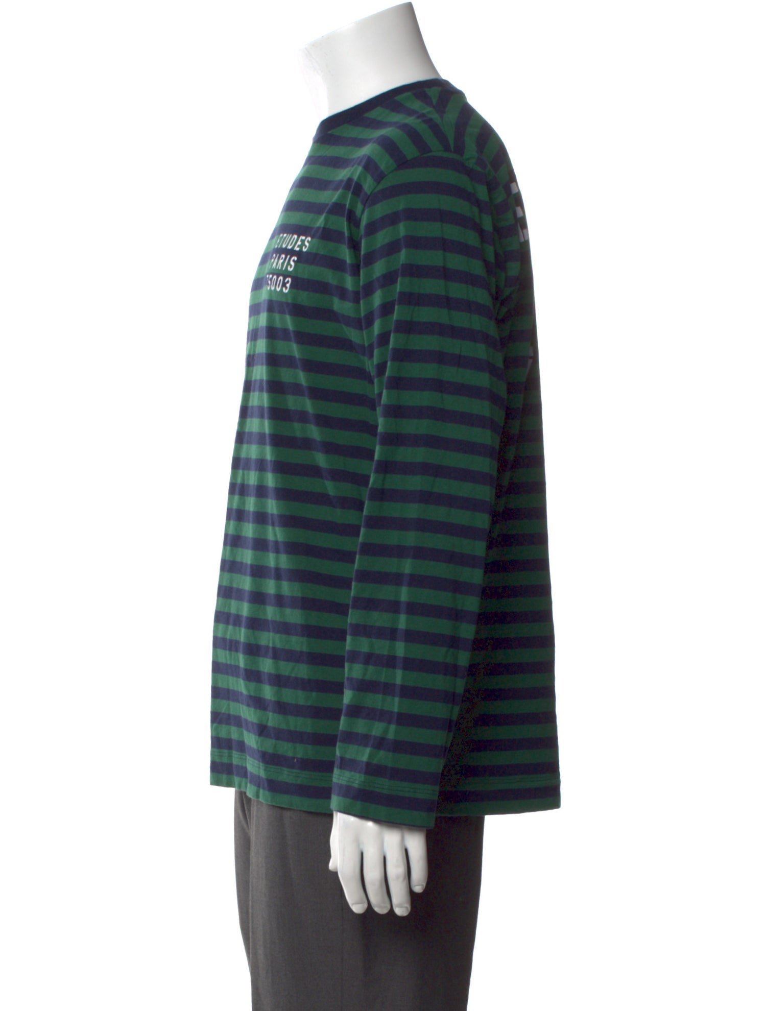 Études Studio Striped Crew Neck T-Shirt