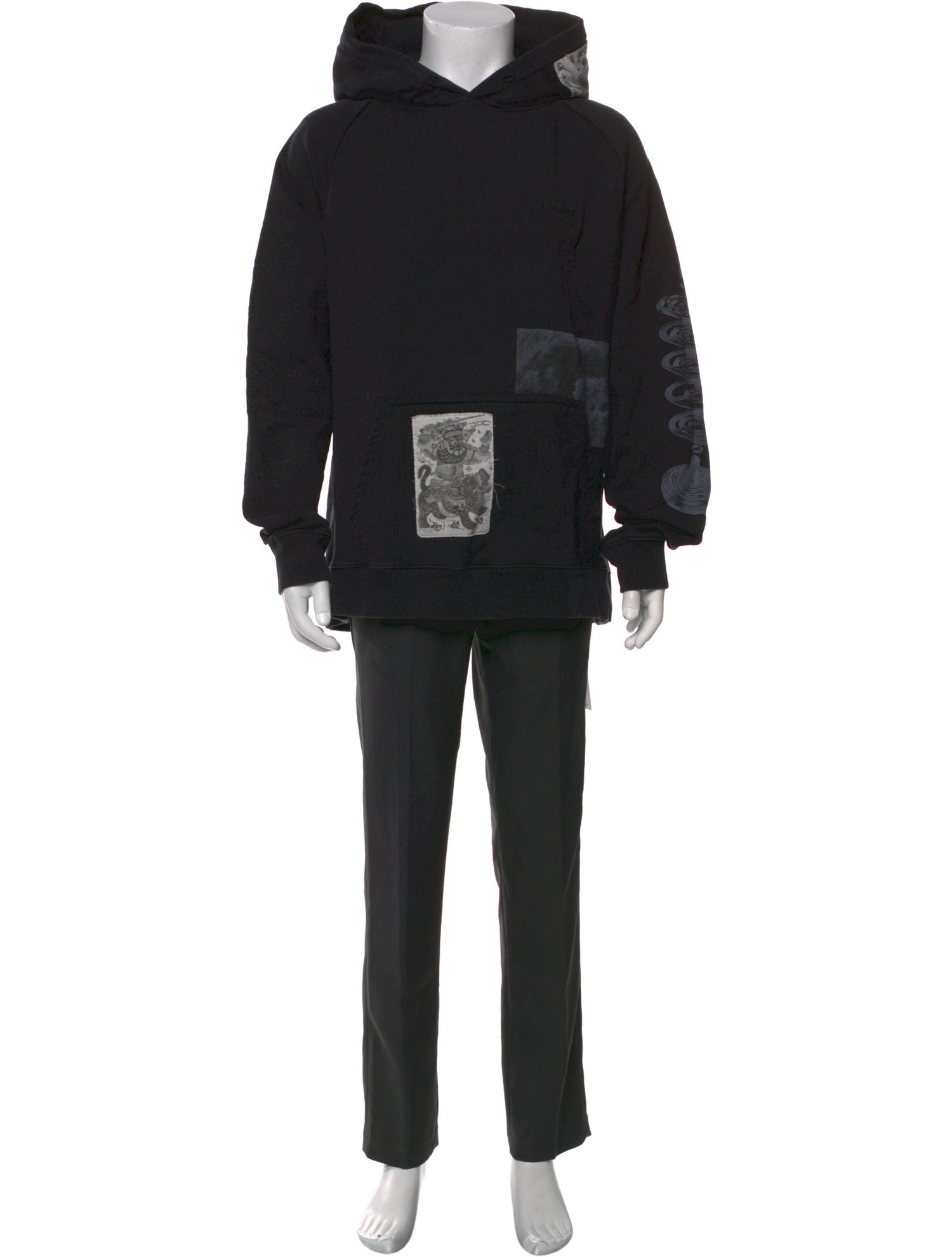 Études Studio Graphic Print Crew Neck Hoodie