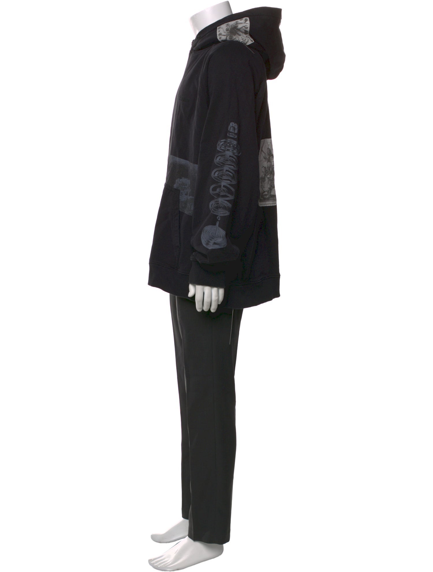 Études Studio Graphic Print Crew Neck Hoodie