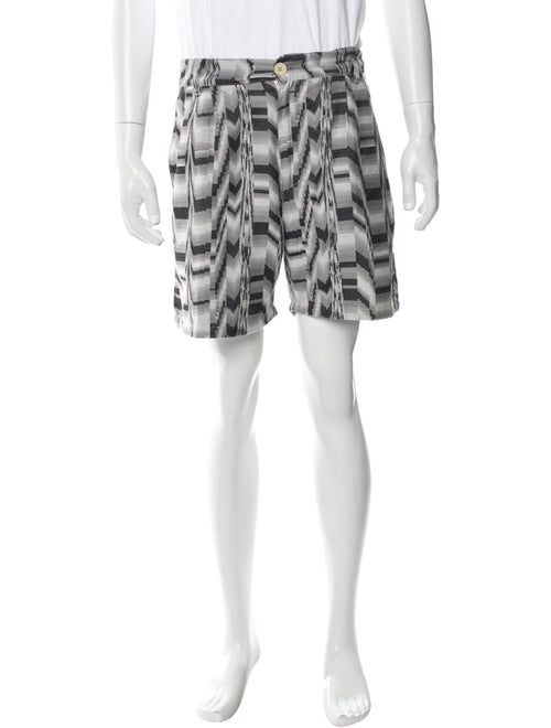 Études Studio Printed Flat Front Shorts