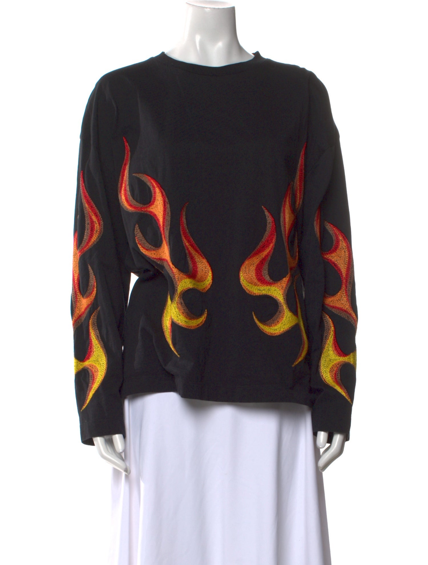 Études Studio Printed Crew Neck Sweatshirt