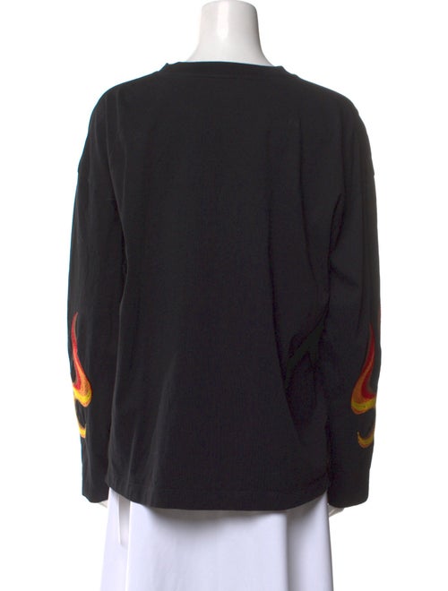 Études Studio Printed Crew Neck Sweatshirt