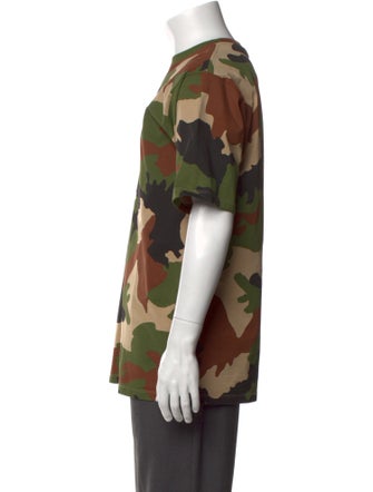 Études Studio Camouflage Print Crew Neck T-Shirt