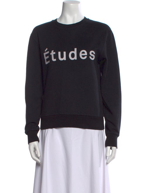 Études Studio Graphic Print Crew Neck Sweatshirt