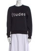 Études Studio Graphic Print Crew Neck Sweatshirt