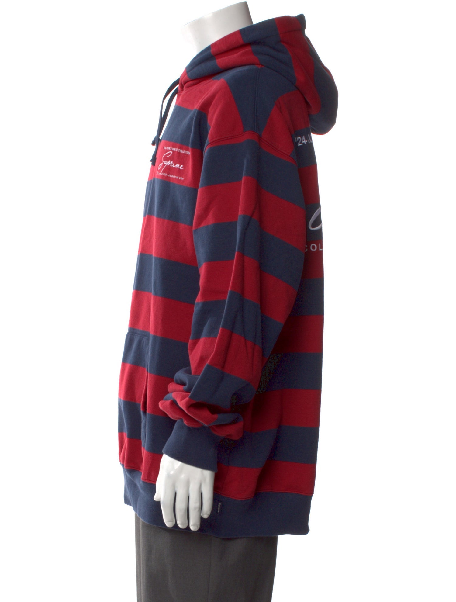 Martine Rose x Supreme Striped Crew Neck Hoodie