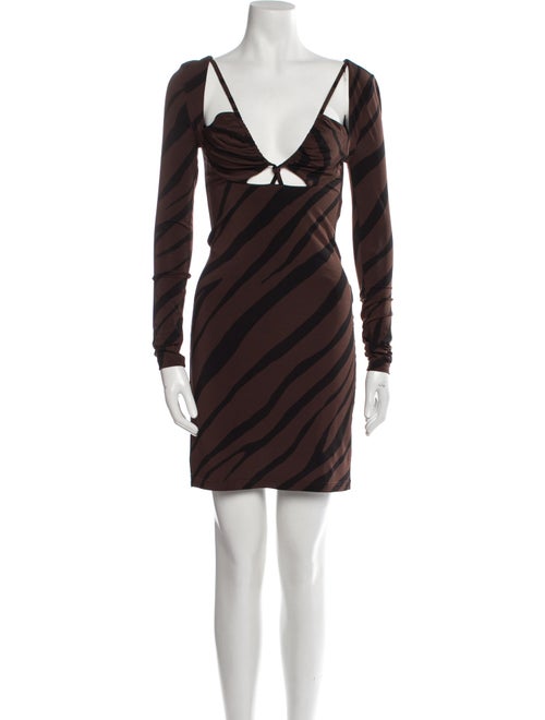 Et Ochs Striped Mini Dress