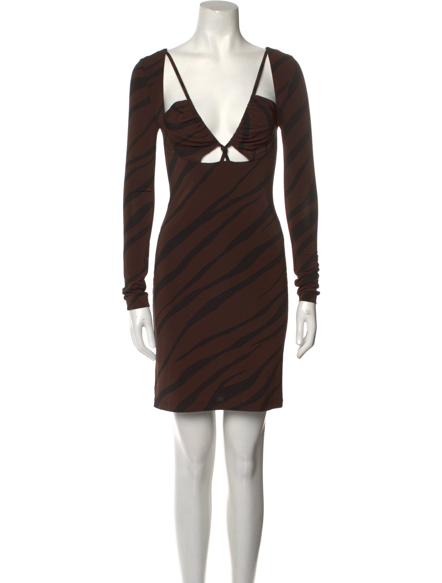 Et Ochs Animal Print Mini Dress