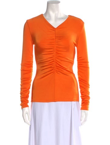 Et Ochs Tops V-Neck Long Sleeve Top M