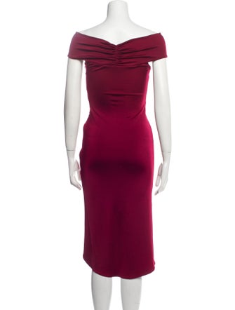 Et Ochs Off-The-Shoulder Midi Length Dress