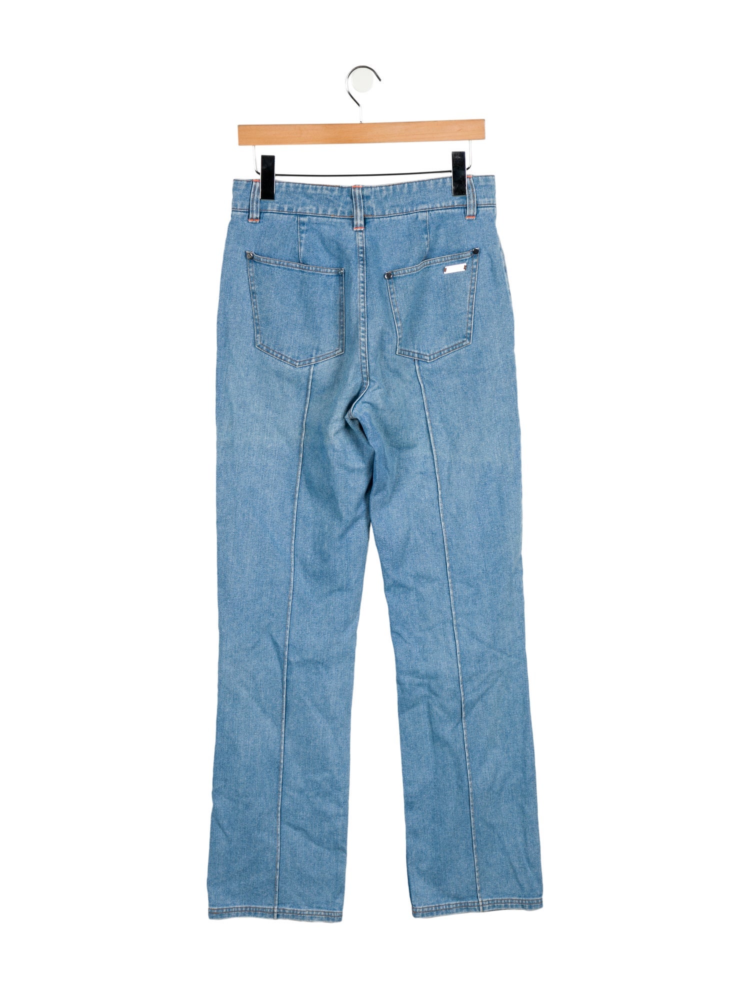 Et Ochs High-Rise Straight Leg Jeans