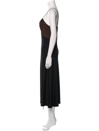 Et Ochs V-Neck Long Dress
