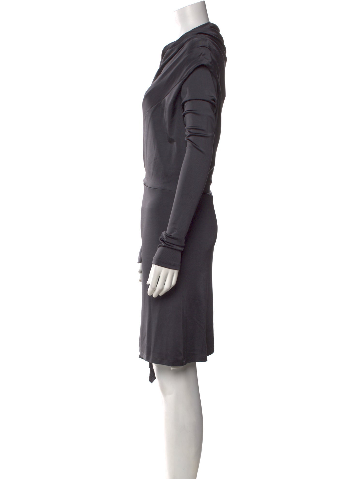 Et Ochs Cowl Neck Knee-Length Dress