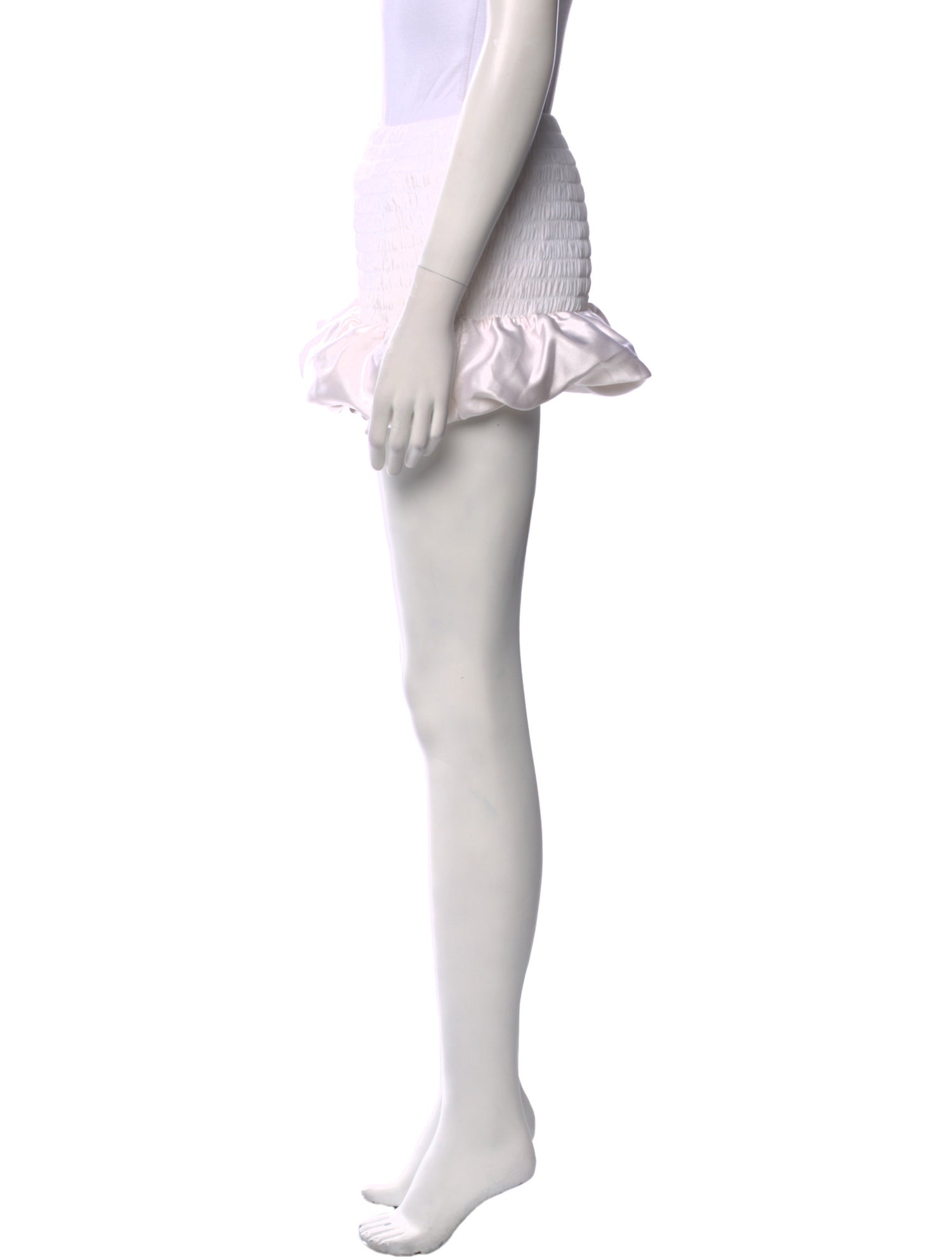 Et Ochs Satin Mini Skirt