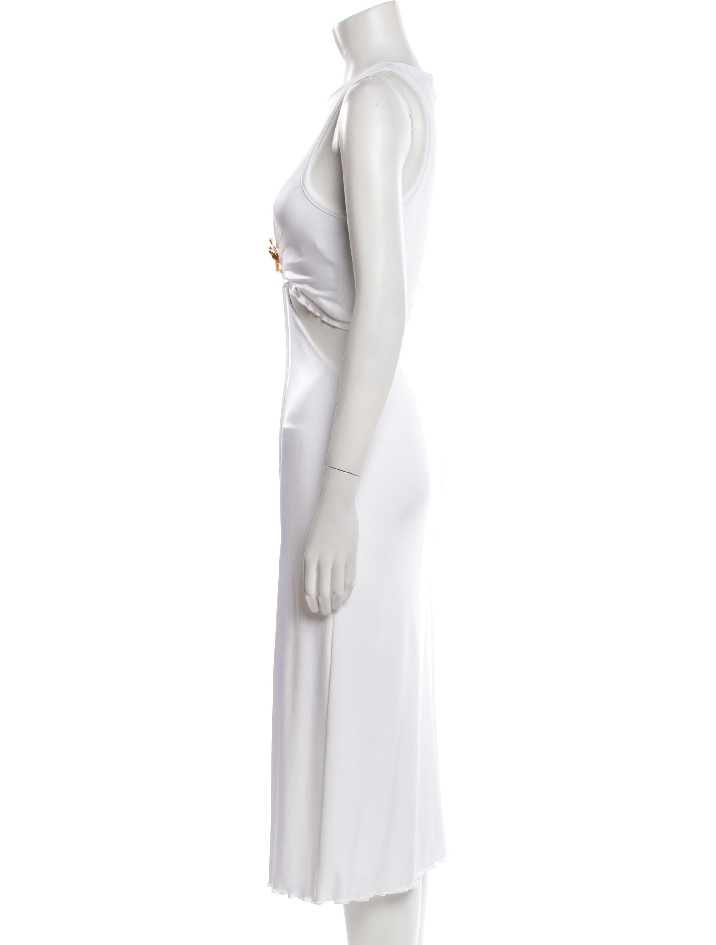 Et Ochs Crew Neck Midi Length Dress