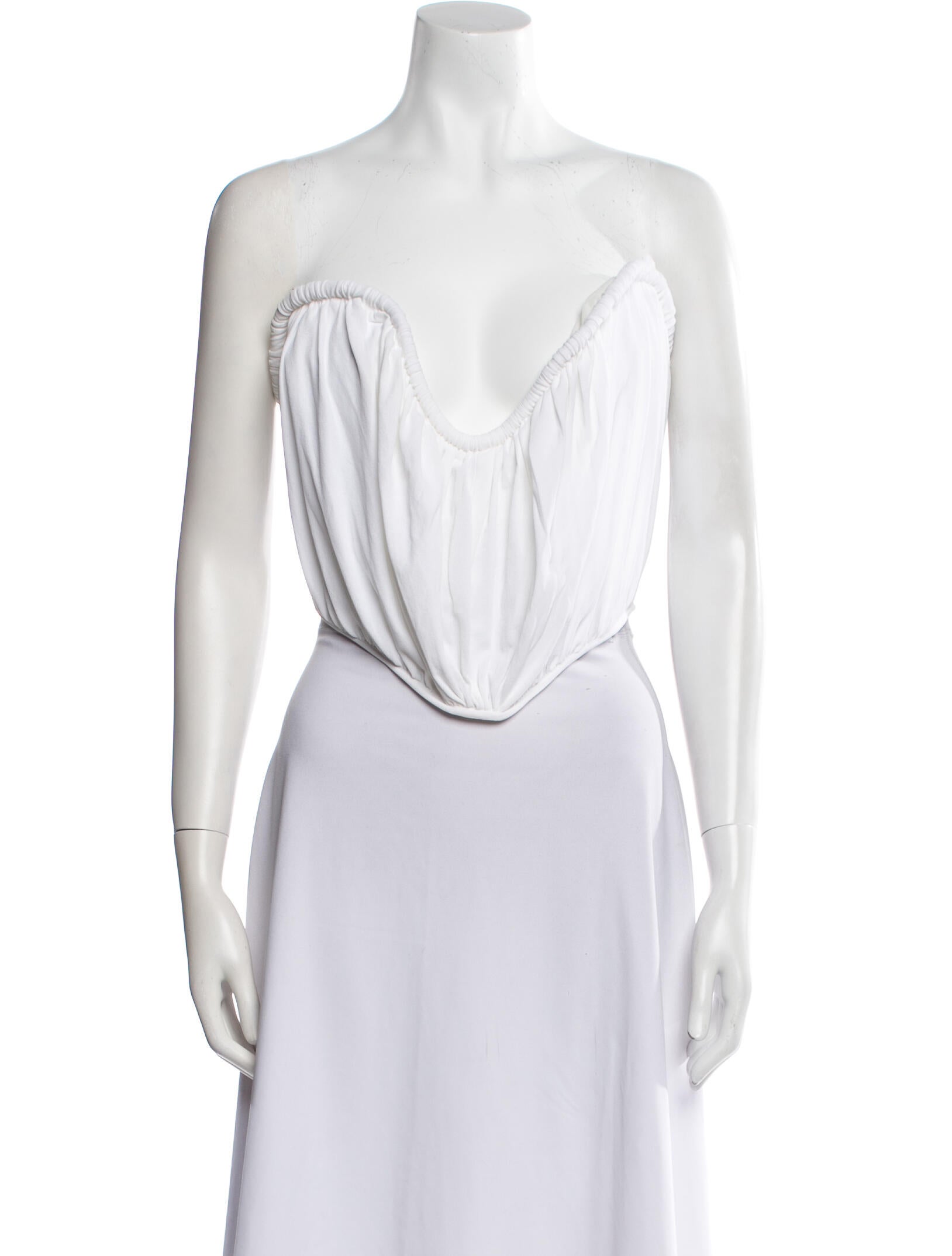 Et Ochs Strapless Crop Top