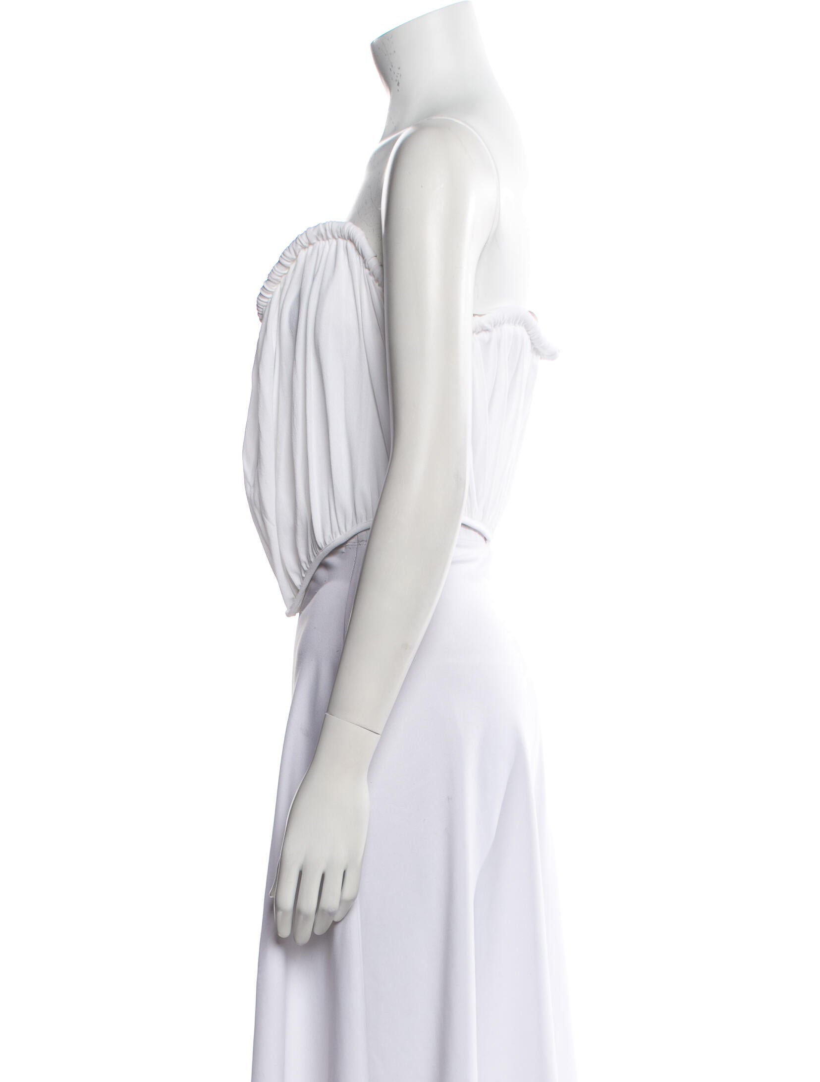 Et Ochs Strapless Crop Top