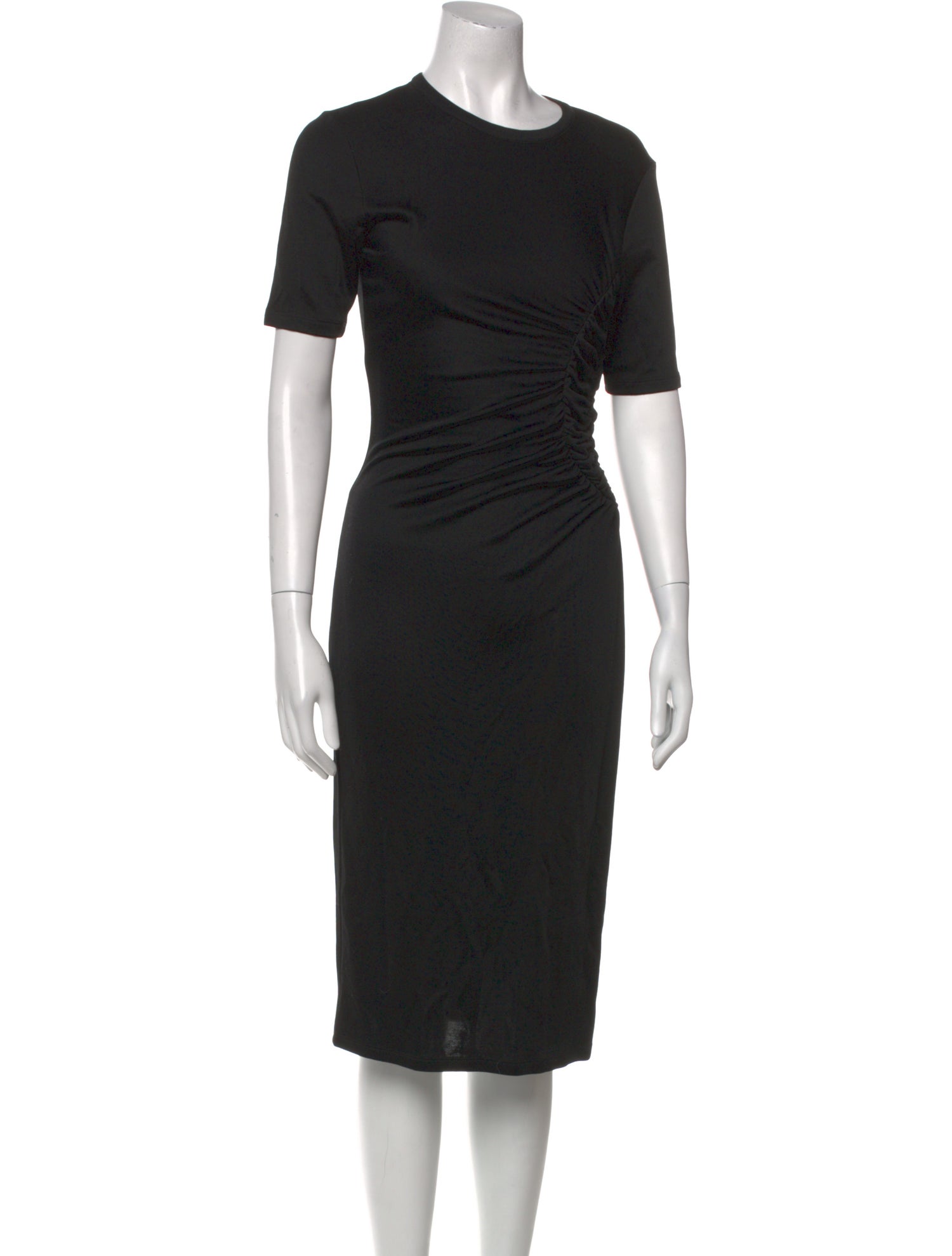 Et Ochs Crew Neck Midi Length Dress