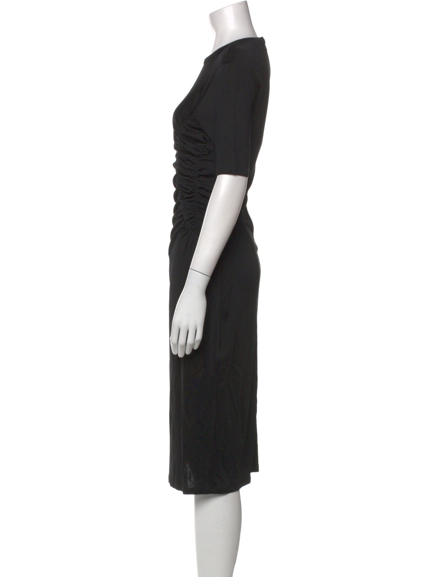 Et Ochs Crew Neck Midi Length Dress