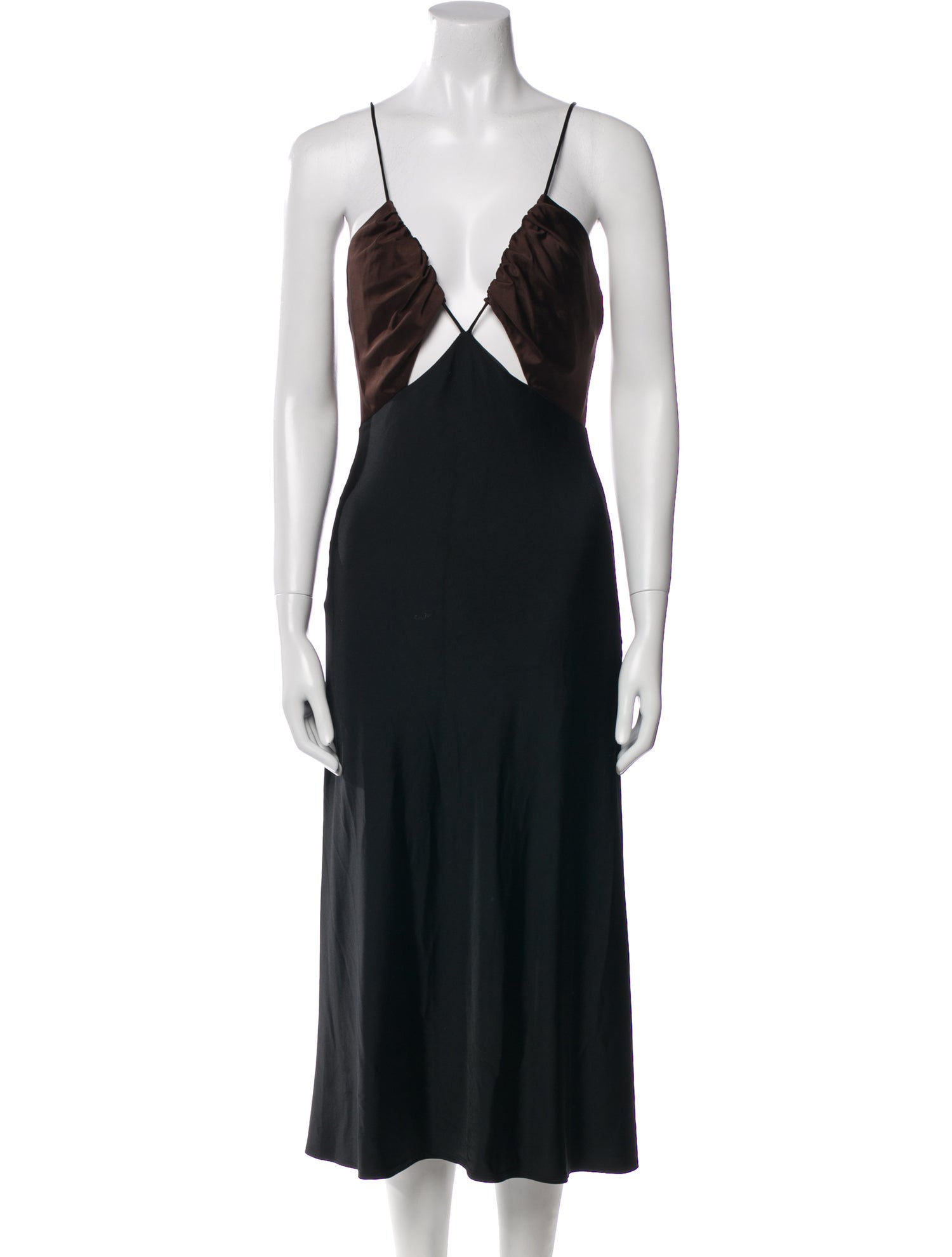 Et Ochs V-Neck Midi Length Dress