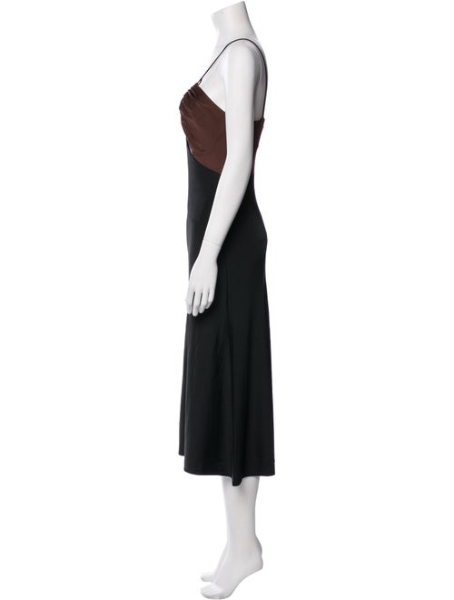 Et Ochs V-Neck Midi Length Dress