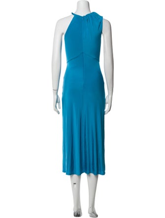 Et Ochs Halterneck Midi Length Dress