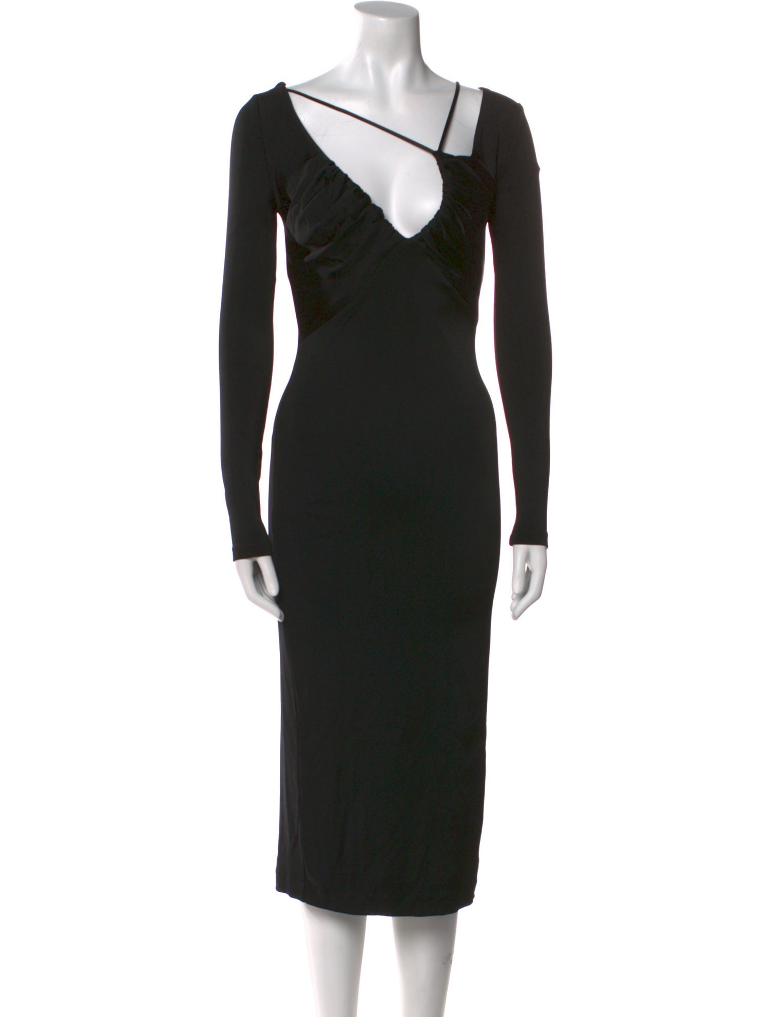 Et Ochs V-Neck Midi Length Dress