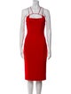 Et Ochs Square Neckline Midi Length Dress