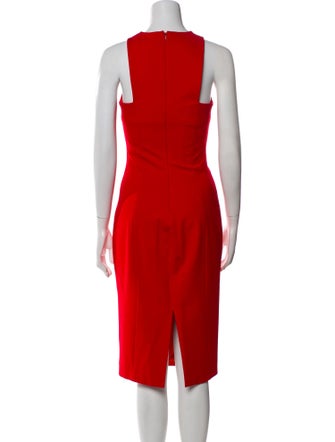 Et Ochs Square Neckline Midi Length Dress