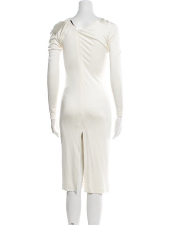 Et Ochs V-Neck Midi Length Dress