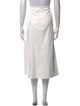 Et Ochs Pleated Accents Midi Length Skirt