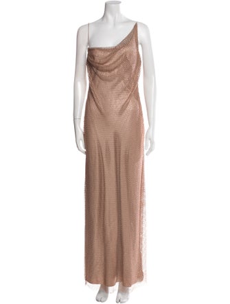 Et Ochs Cowl Neck Long Dress