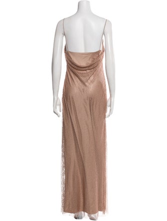 Et Ochs Cowl Neck Long Dress