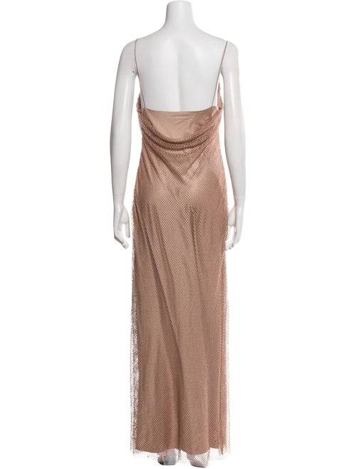 Et Ochs Cowl Neck Long Dress