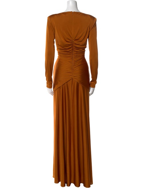 Et Ochs Bateau Neckline Long Dress
