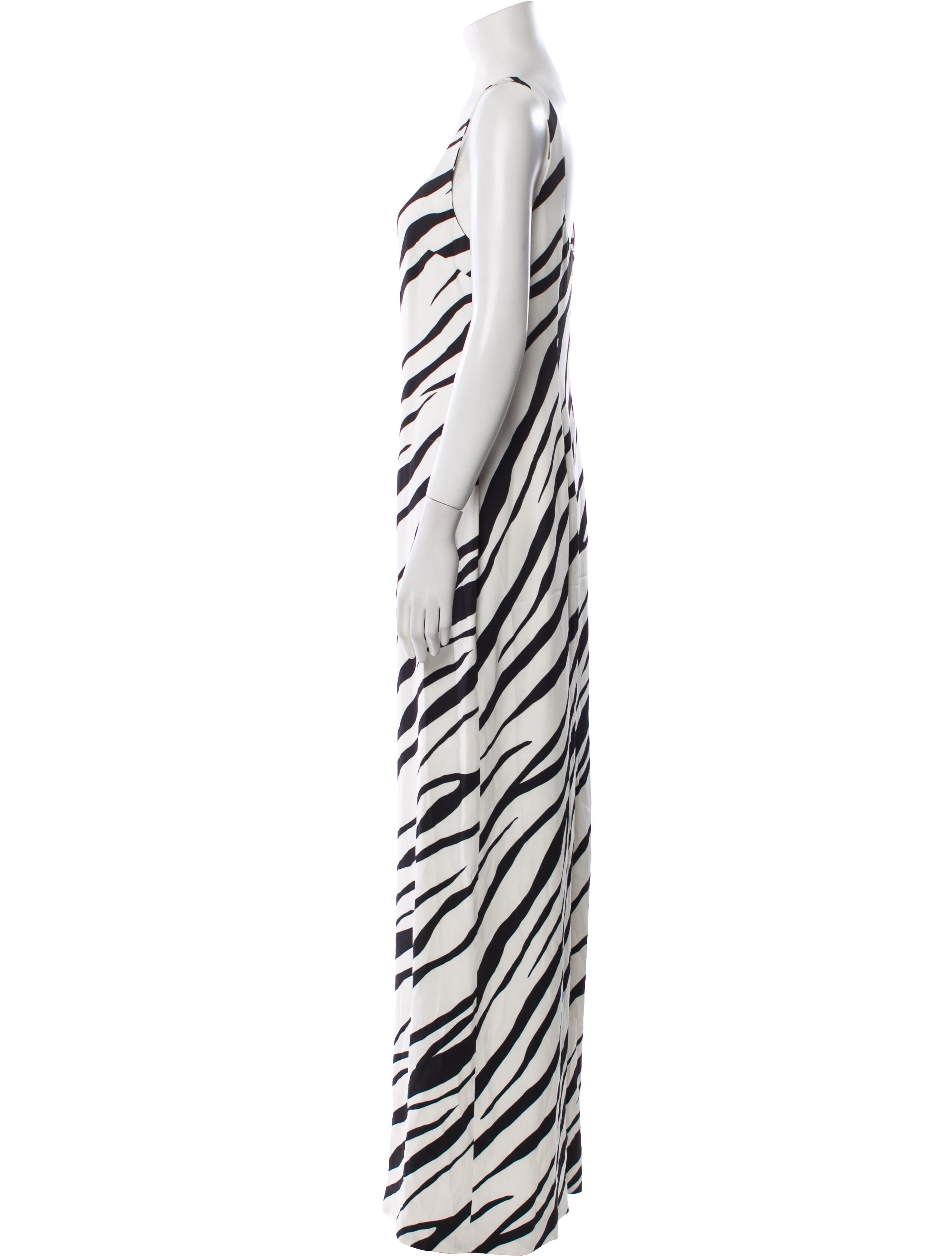 Et Ochs Striped Long Dress