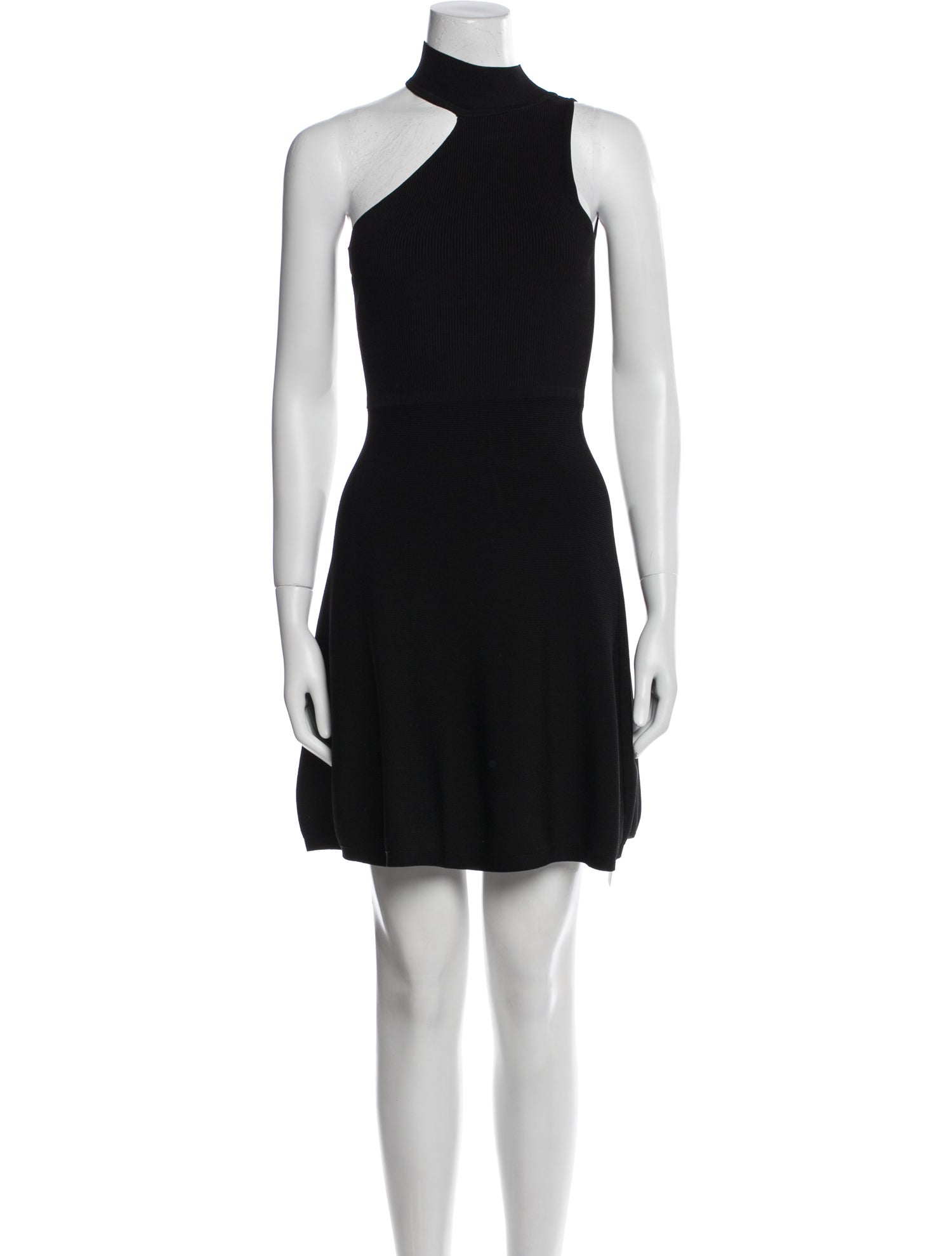 Et Ochs Mock Neck Mini Dress
