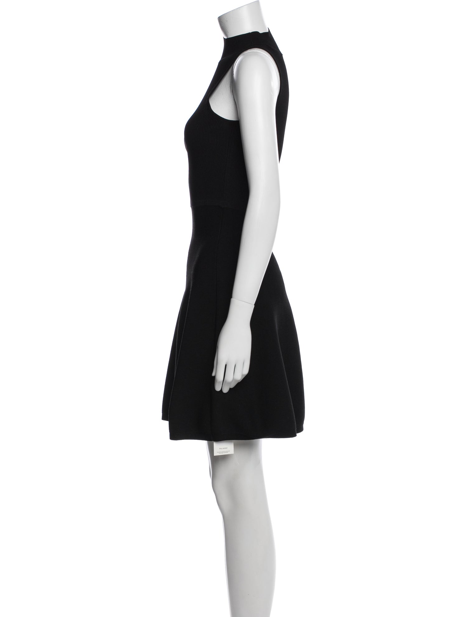 Et Ochs Mock Neck Mini Dress
