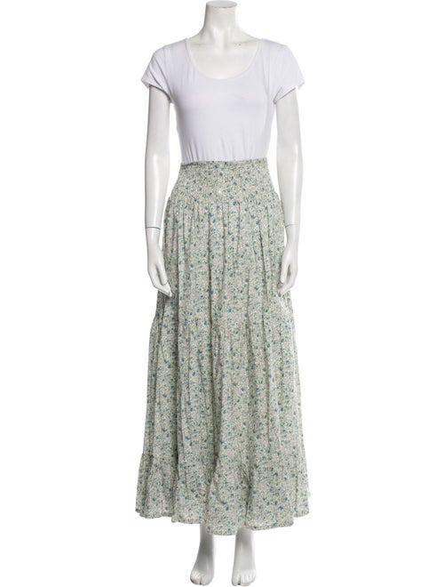 ETC Printed Ruffle Embellishment Sleeveless Top